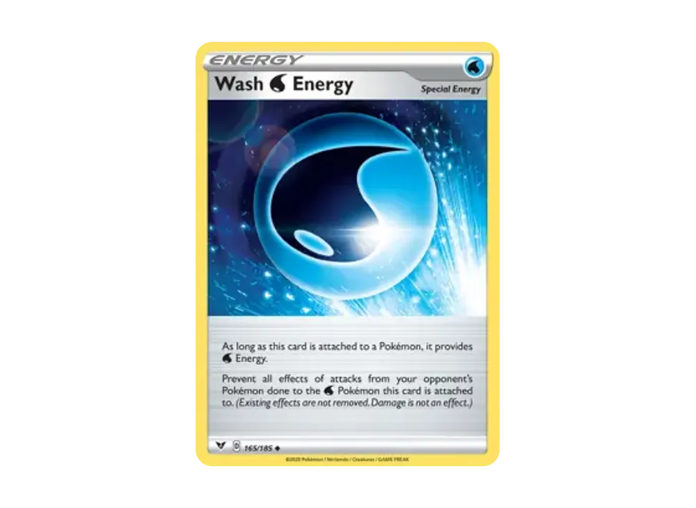 ウォッシュ水エネルギー U [165/185]【英語版】(ソード&シールド「ビビットボルテージ」)