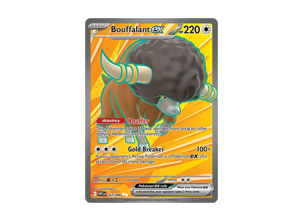 バッフロンex UR [WHT EN 162/170]【英語版】(スカーレット&バイオレット「ホワイトフレア」)