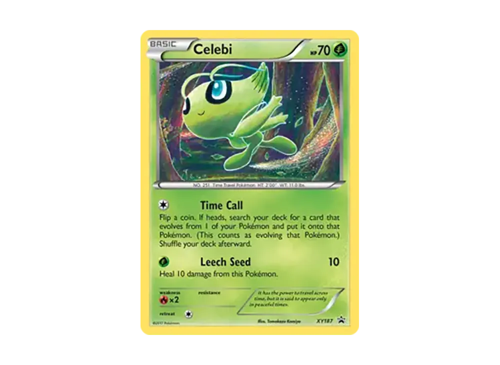 ポケカ　セレビィCP5 001/036 1ED 幻·伝説ドリームキラコレクション pkmn-tcg-en-XY-P-XY187-ot.webp