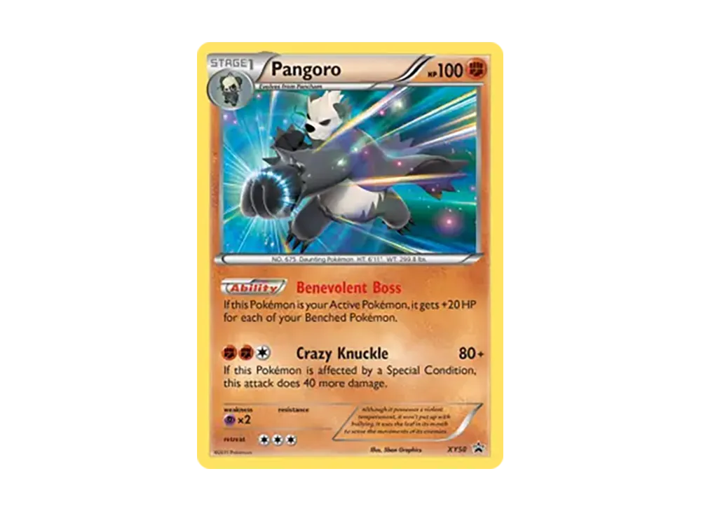 stage 1 pangoro pokemon card value 75/122 Rare BreakPoint Nr Mint Pokmon Hit Points140 HP Form My shiny Pangoro! If you