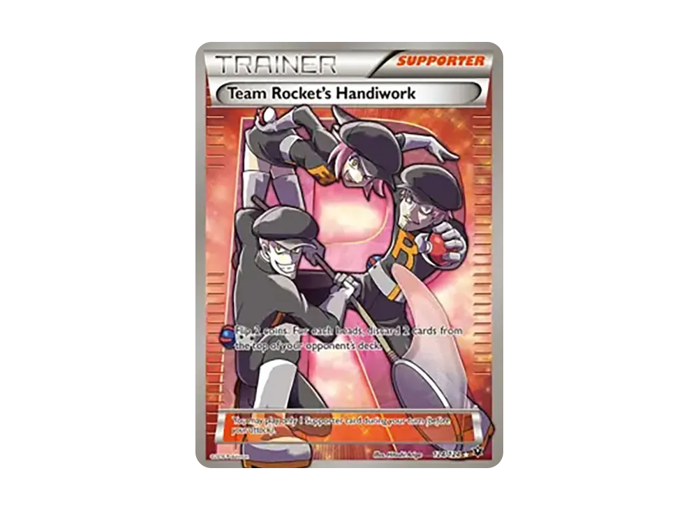 ロケット団の工作 SR :1ED [XY10 087/078](拡張パック「めざめる超王