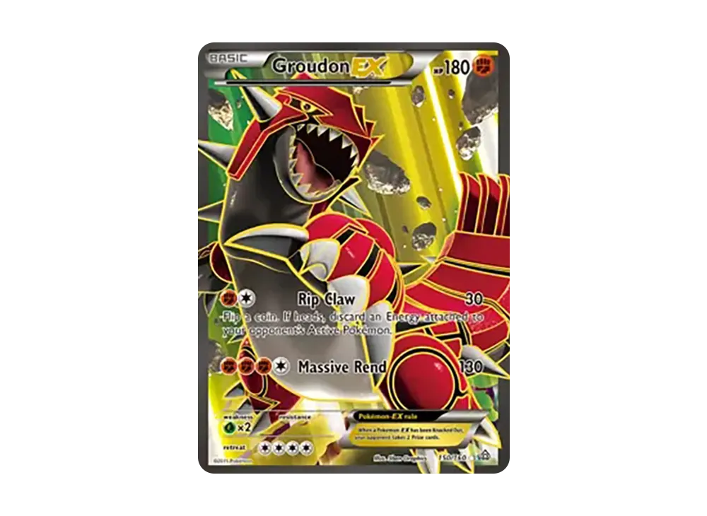 グラードンEX UR [150/160]【英語版】(XY「プライマルクラッシュ」)