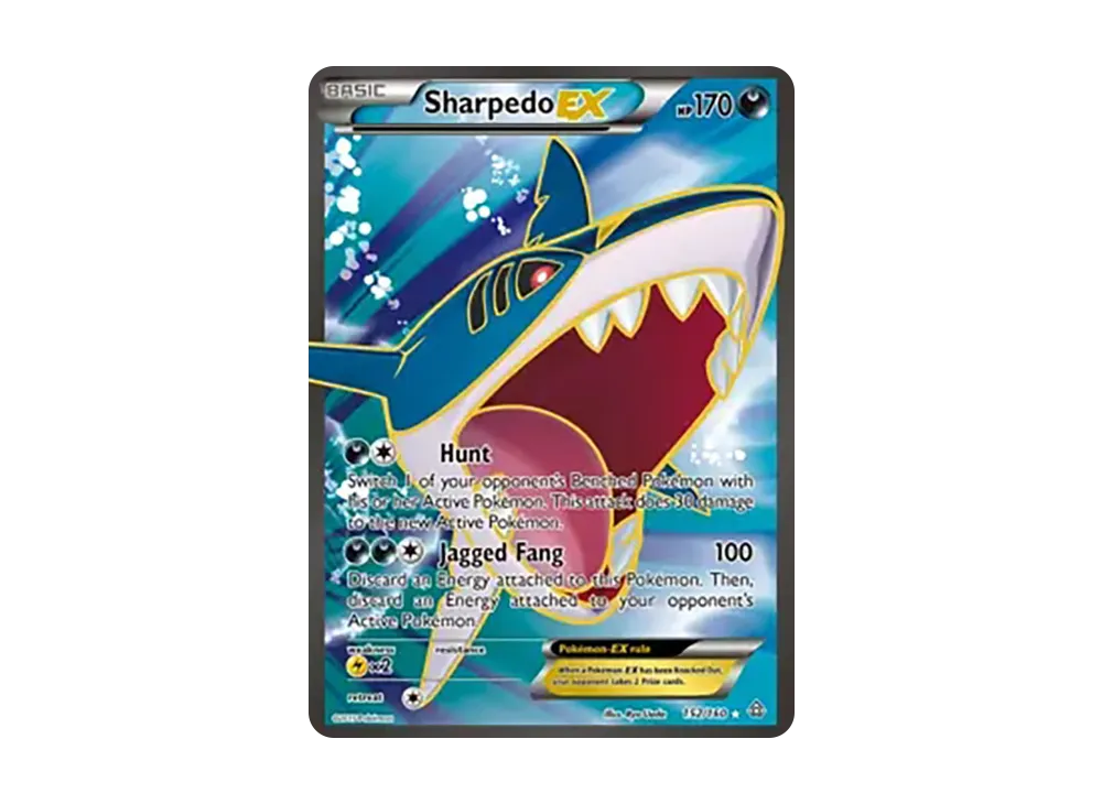サメハダーEX UR [152/160]【英文版】(XY「プライマルクラッシュ」)