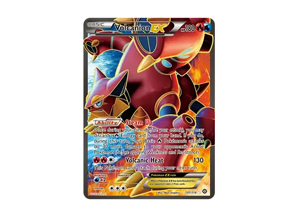 ボルケニオンEX SR :1ED [XY11-2 055/054](拡張パック「爆熱の闘士