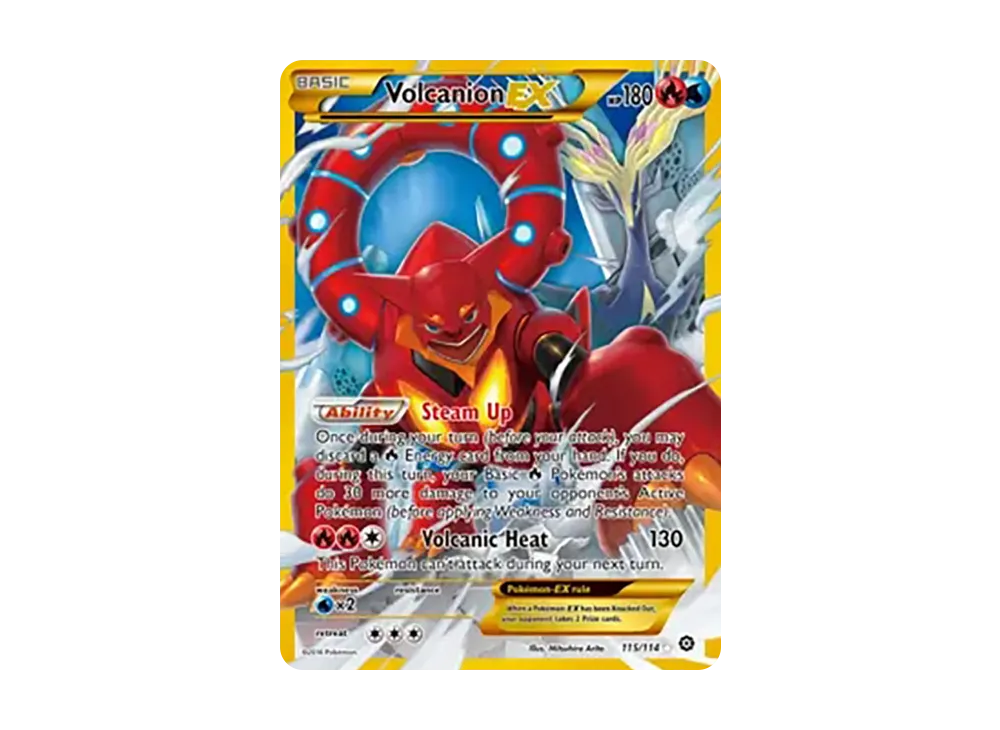ボルケニオンEX UR XY11 爆熱の闘士 059/054 ボルケニオンEX(UR)(XY11-Bb-059-054)｜ポケカ通販サイト【Cardshop