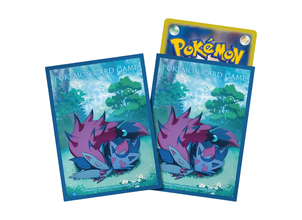 Pokemon Card Game Deck Shield Sleeping Zorua & Zoroark
