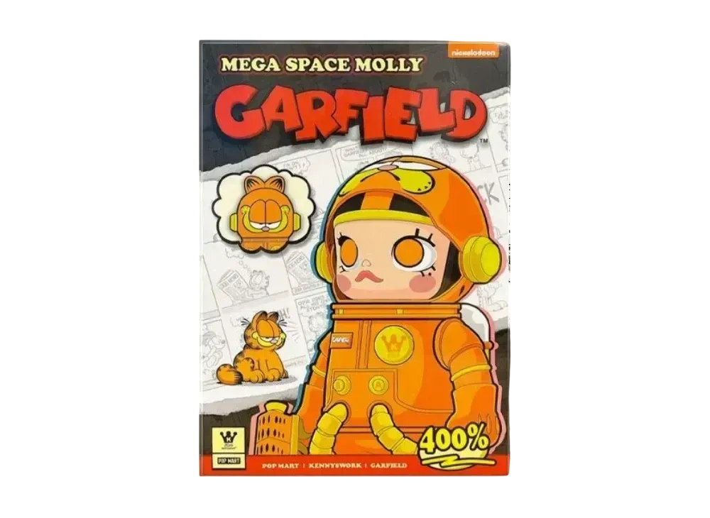 POP MART MEGA Collection 400% SPACE MOLLY Garfield