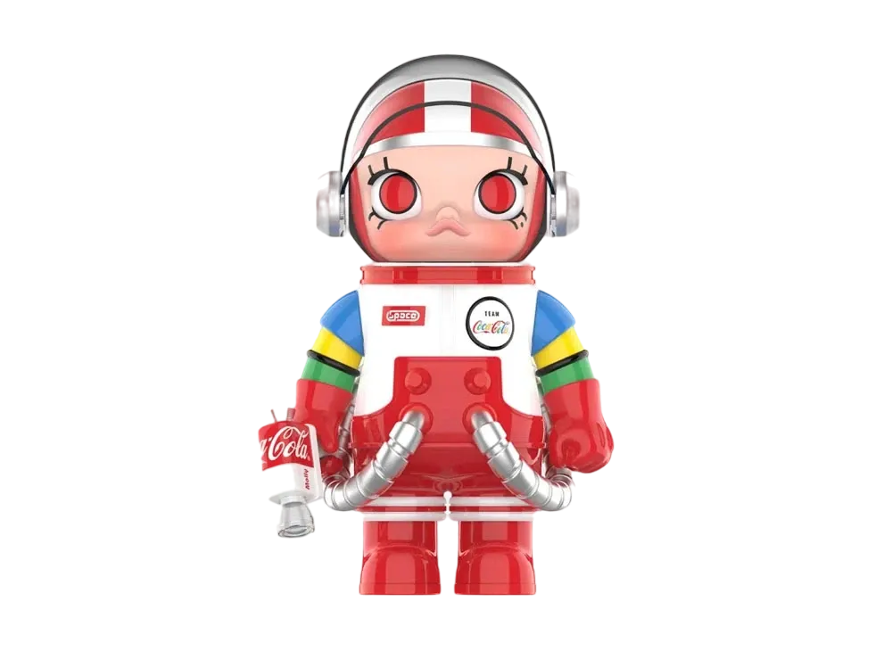 POP MART MEGA Collection 400% SPACE MOLLY TEAM COCA-COLA