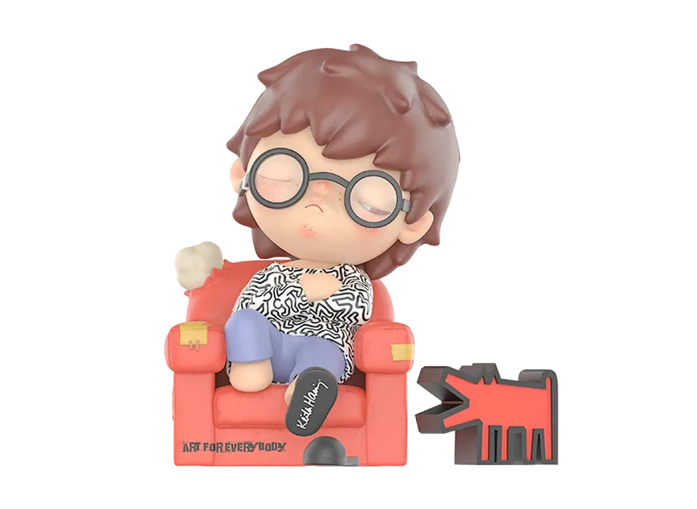 POP MART Hirono x Keith Haring Figurine