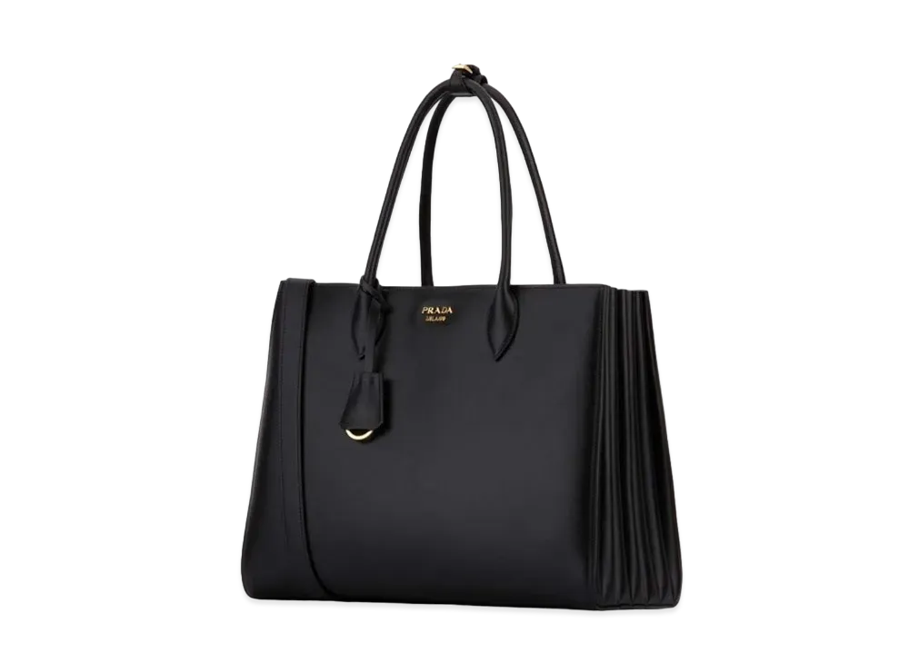 PRADA Bibliotheque Tote Bag "Black"