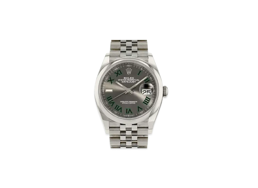ROLEX Date-Just 36 Gray Dial 126200