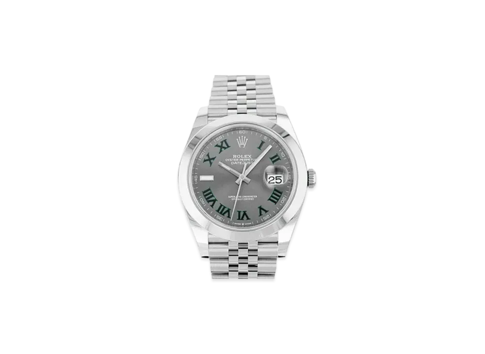 ROLEX Date-Just 41 Gray Dial 126300