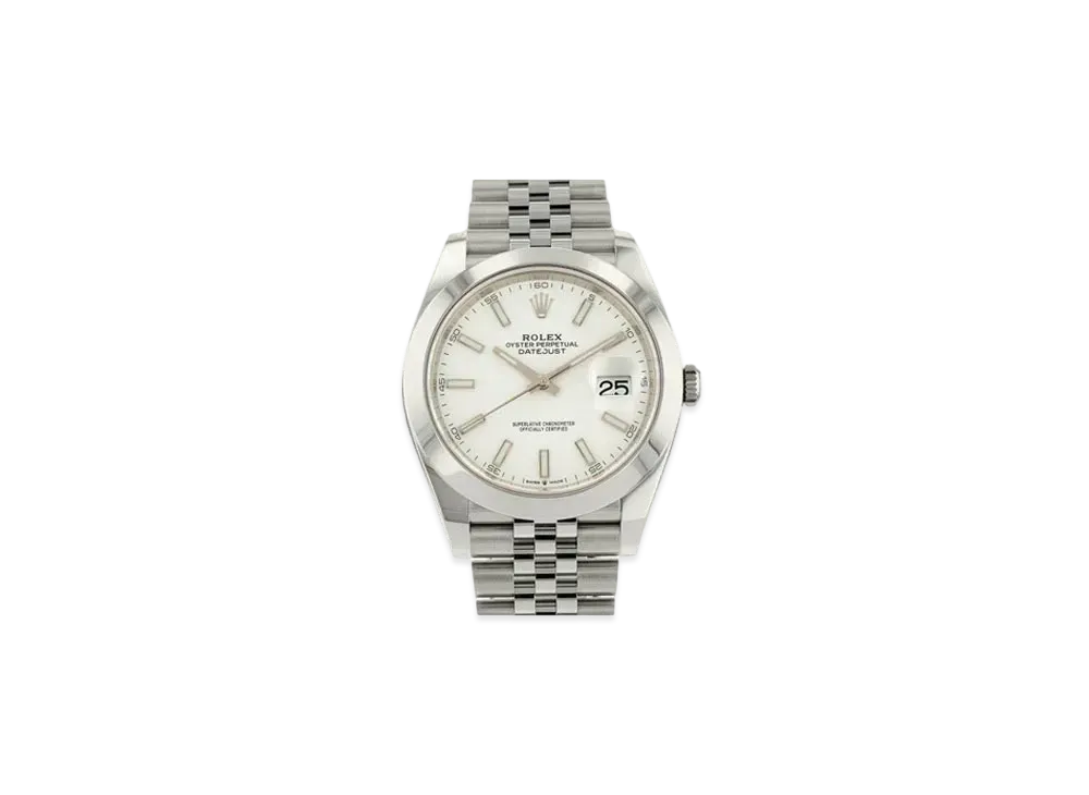 ROLEX Date-Just 41 White Dial 126300