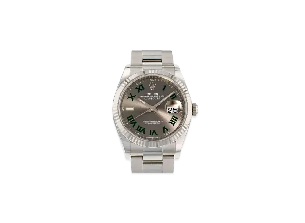 ROLEX Date-Just 36 Gray Dial 126234