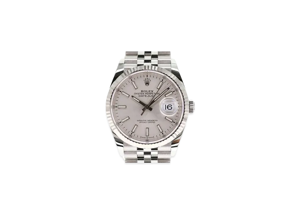 ROLEX Date-Just 36 Silver Dial 126234