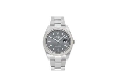 ROLEX Date-Just 41 Gray Dial 126334