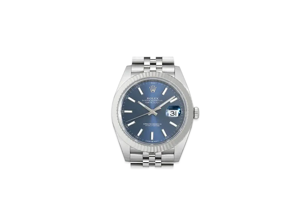 ROLEX Date-Just 41 Blue Dial 126334