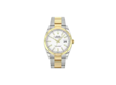 ROLEX Date-Just 36 White Dial 126233