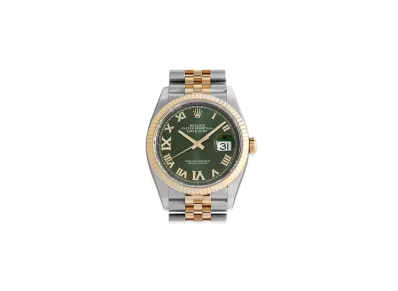 ROLEX Date-Just 36 Green Dial 126233