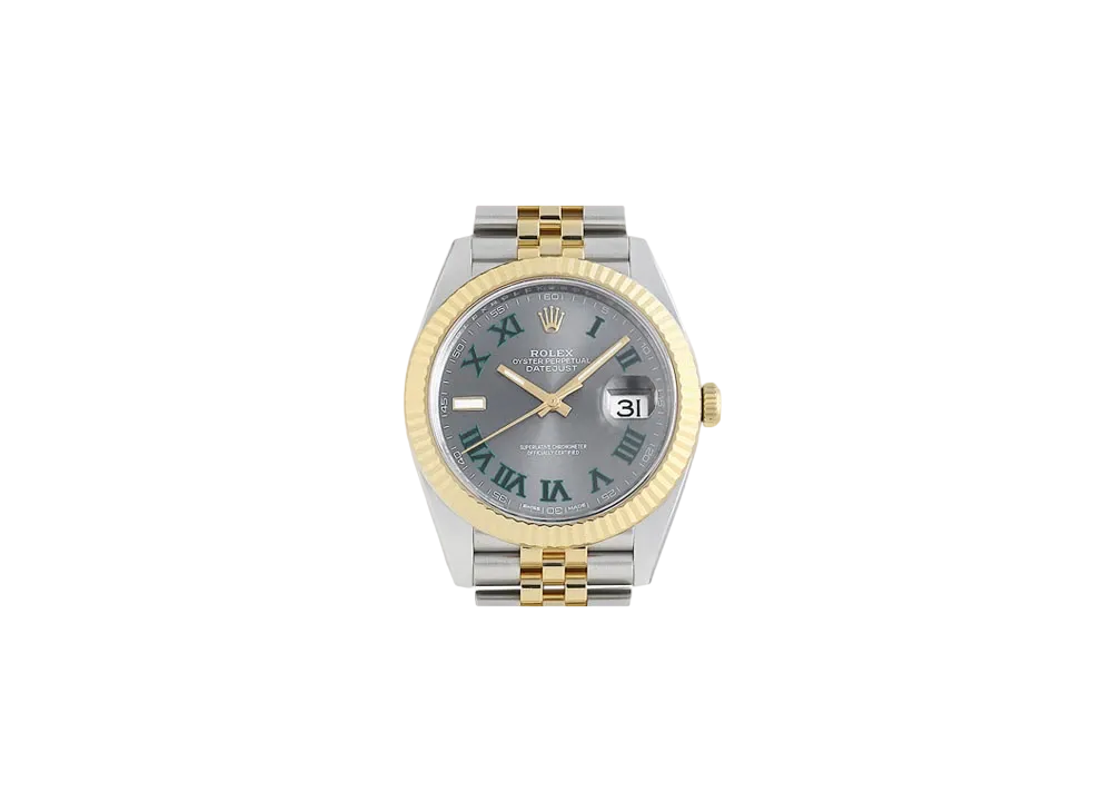 ROLEX Date-Just 41 Gray Dial 126333