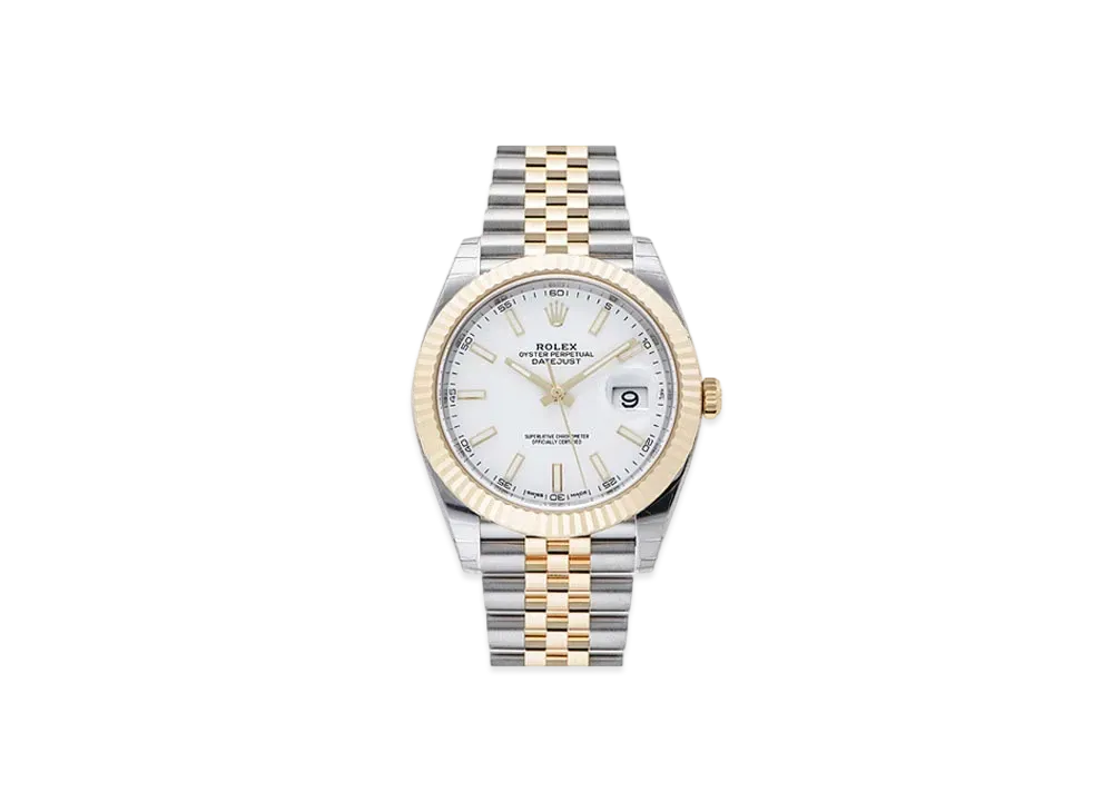 ROLEX Date-Just 41 White Dial 126333