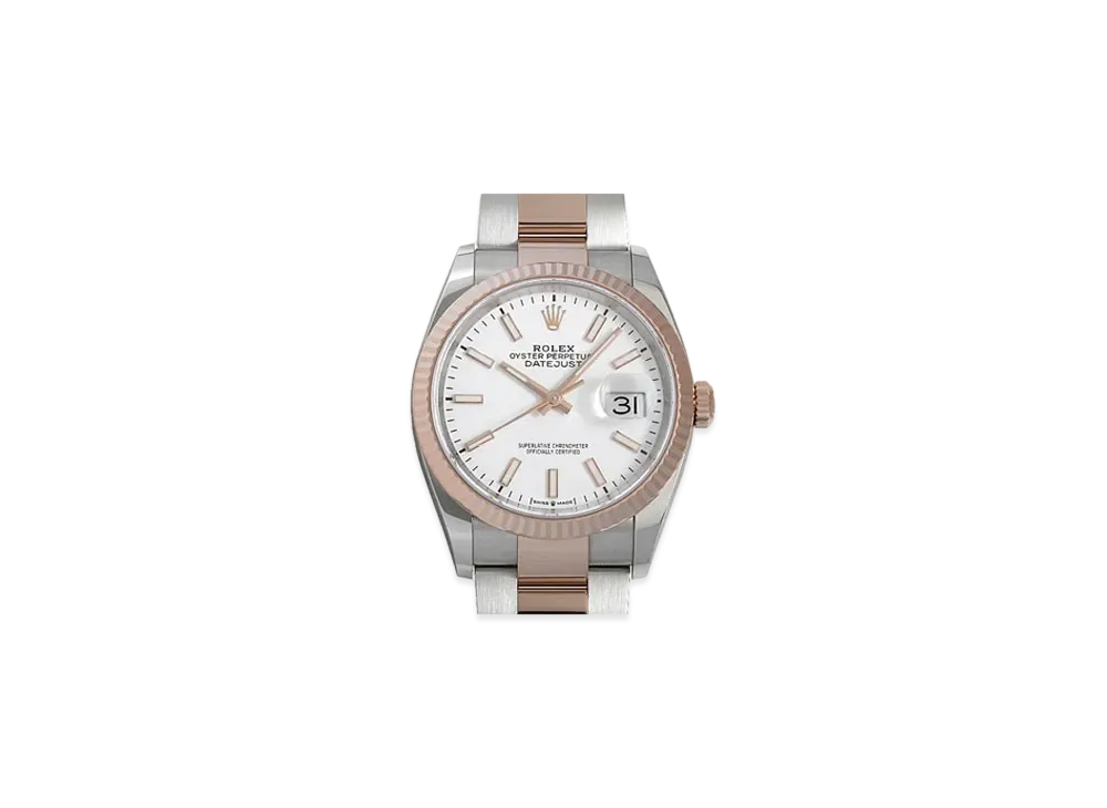 ROLEX Date-Just 36 White Dial 126231