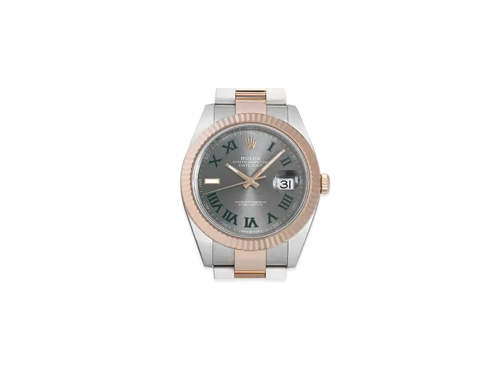 ROLEX Date-Just 41 Gray Dial 126331