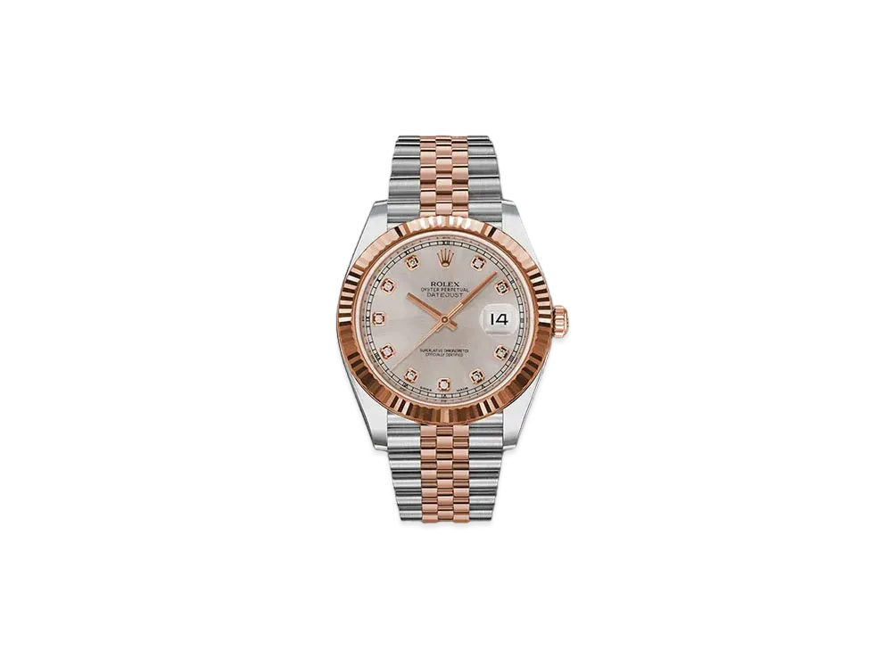 ROLEX Date-Just 41 Sundust Dial 10P Diamonds 126331G