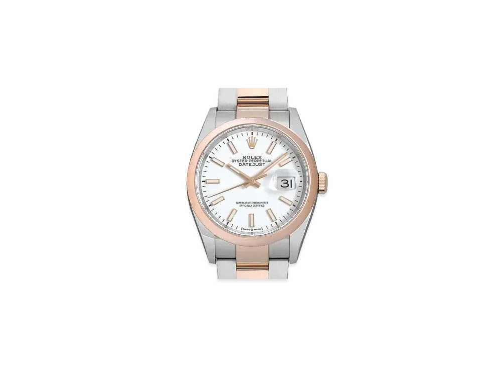 ROLEX Date-Just 36 White Dial 126201
