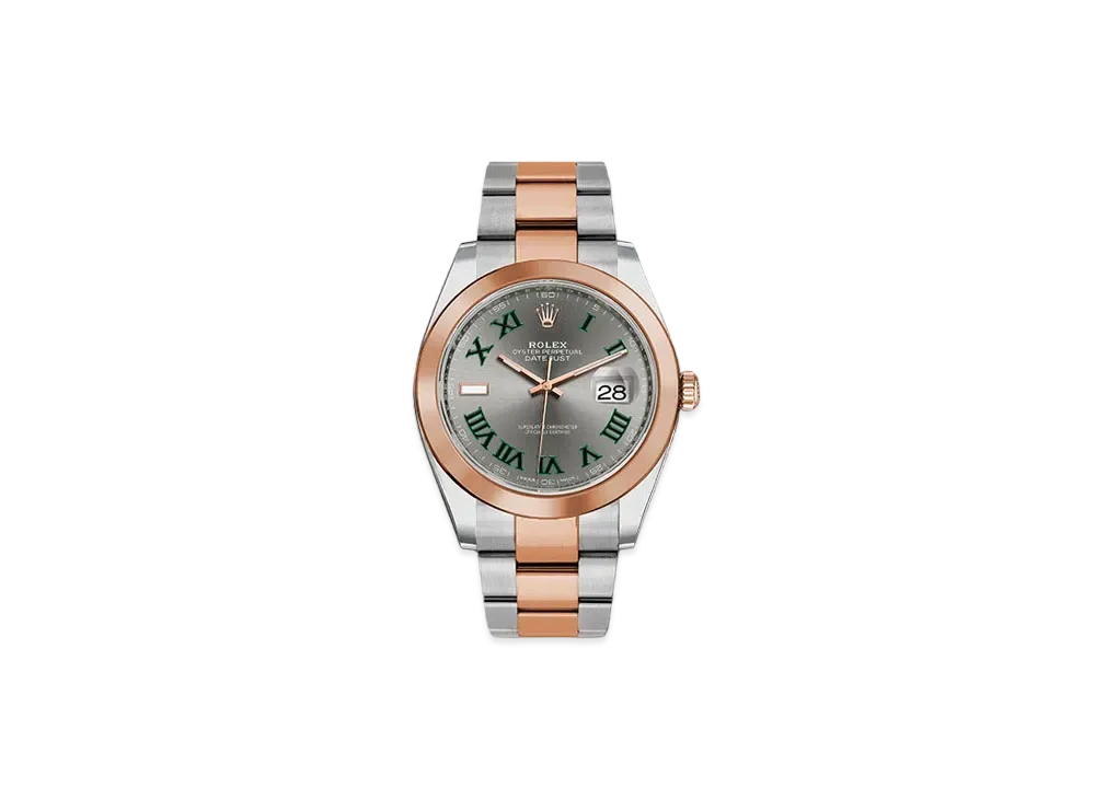 ROLEX Date-Just 36 Gray Dial 126201