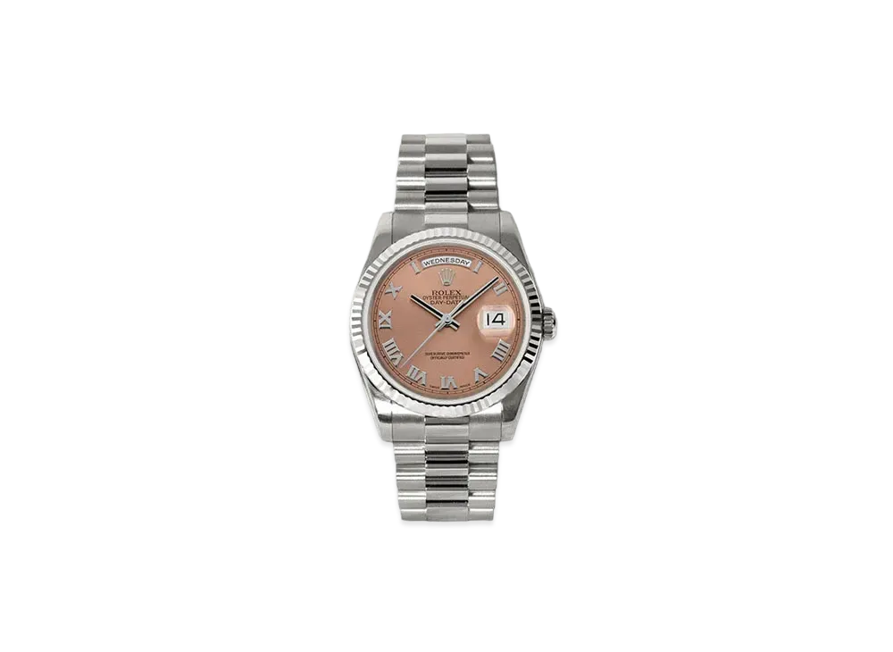 ROLEX Day-Date 36 Pink Dial 128239