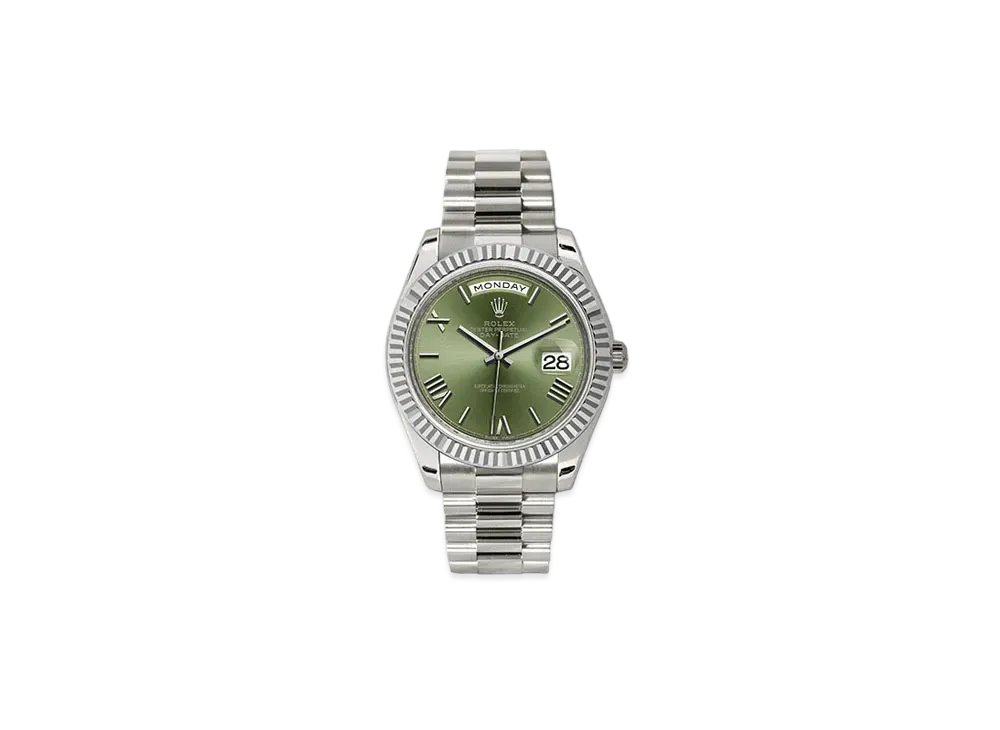 ROLEX Day-Date 40 Olive Green Dial 228239