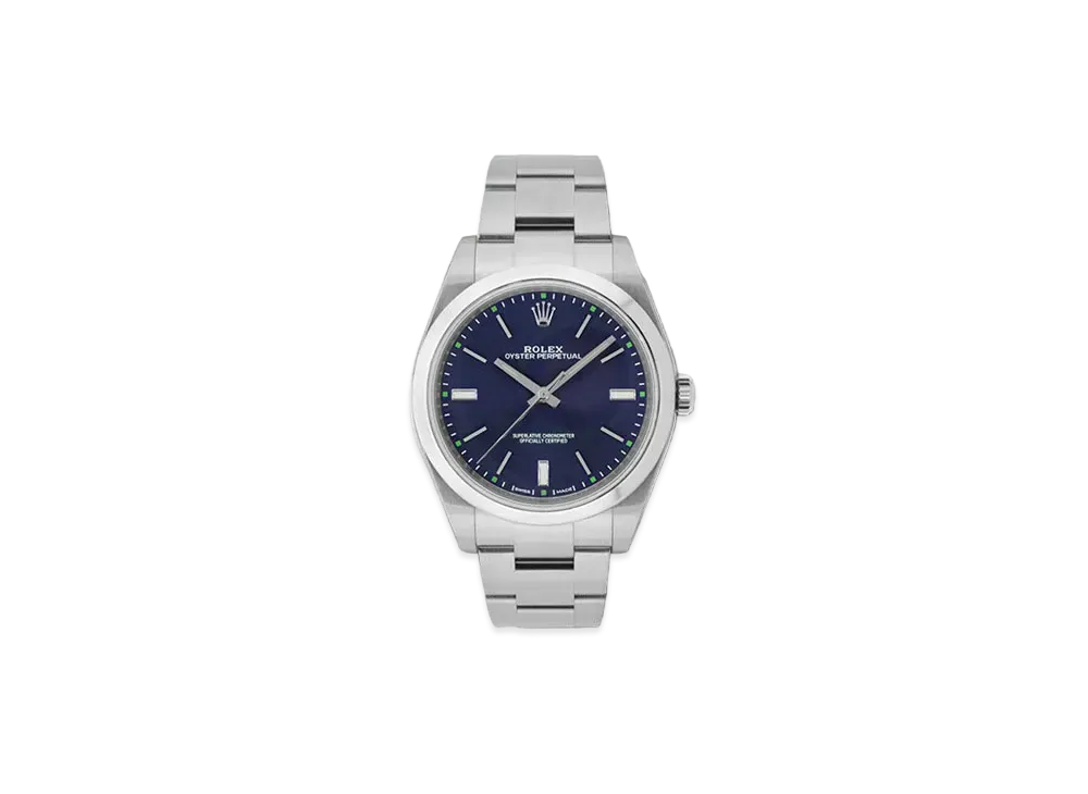 ROLEX Oyster Perpetual 39 Blue Dial 114300