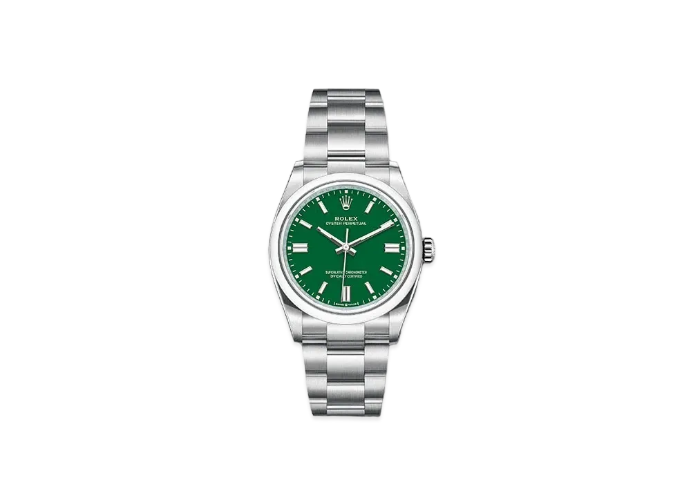 ROLEX Oyster Perpetual 36 Green Dial 126000