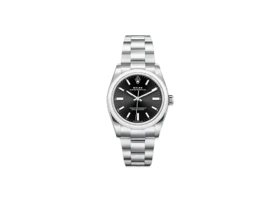 ROLEX Oyster Perpetual 34 Black Dial 124200