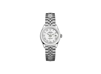 ROLEX Date-Just 28 White Dial 279160