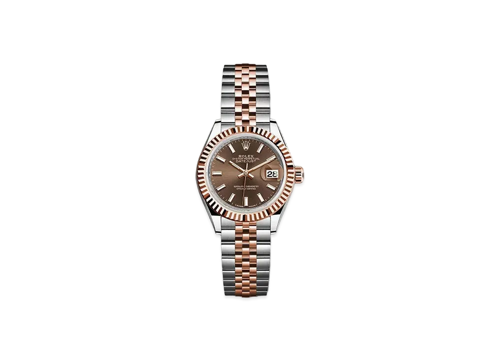 ROLEX Date-Just 28 Chocolate Brown Dial 279171