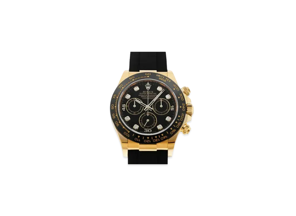 ROLEX Cosmograph DAYTONA Black Dial 8P Diamonds 116518LNG