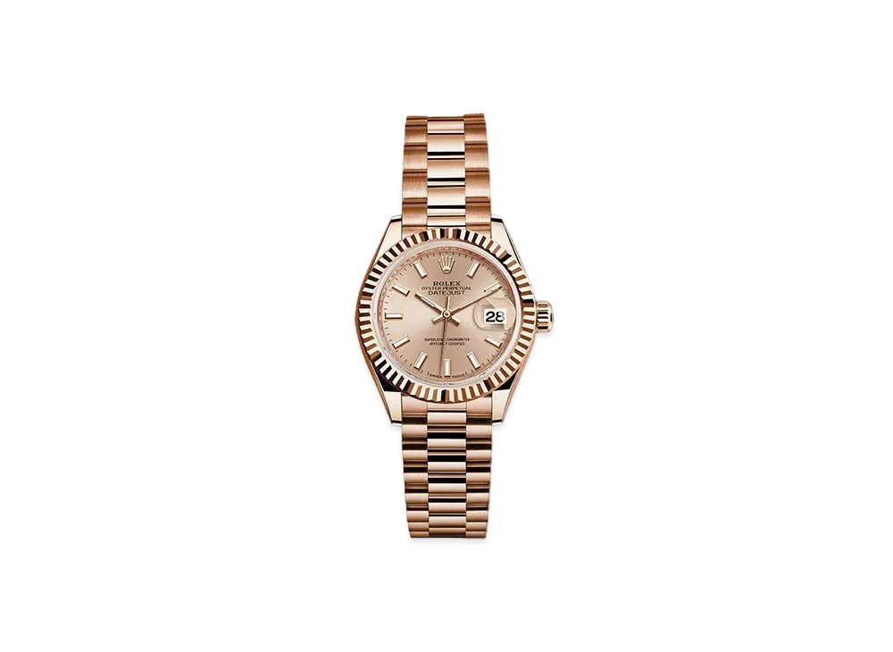 ROLEX Date-Just 28 Pink Dial 279175