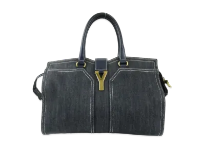 Saint Laurent Cabas Chyc Denim 2WAY Bag "Navy"