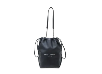 Saint Laurent Teddy Leather chain Shoulder Bag "Black"