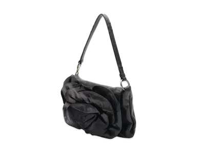 Saint Laurent Nadia Leather Semi Shoulder Bag "Black"