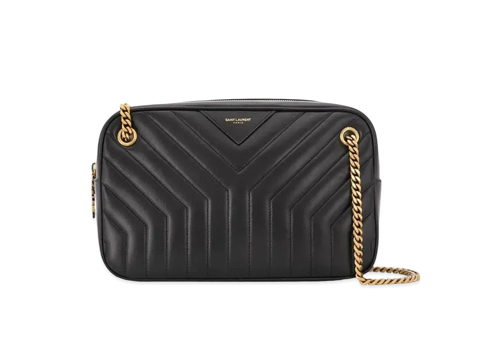 Saint Laurent Joan Leather Shoulder Bag "Black"