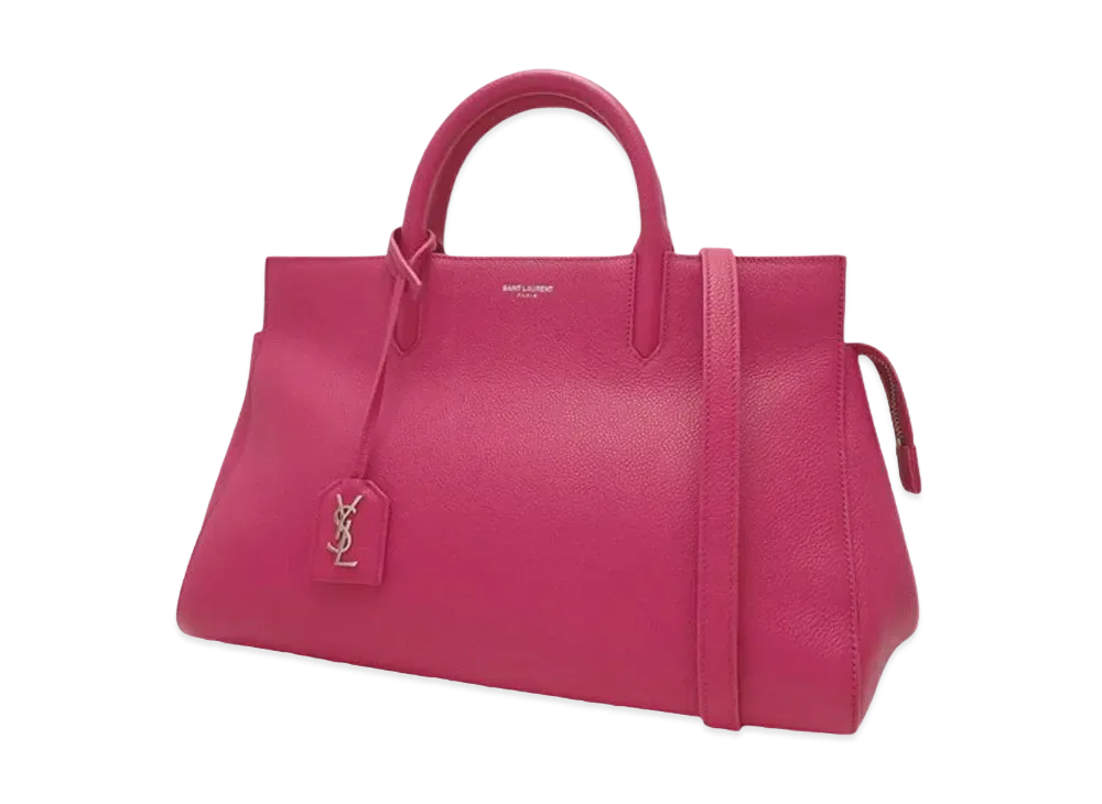 Saint Laurent Cabas Rive Gauche Leather 2WAY Bag "Pink"