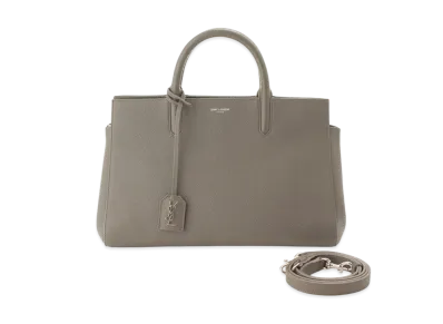 Saint Laurent Cabas Rive Gauche Leather 2WAY Bag "Gray"