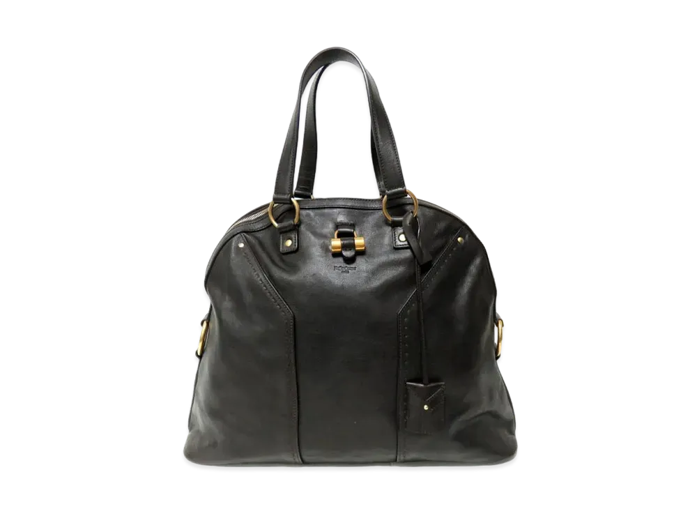 Saint Laurent Muse Leather Hand Bag "Black"