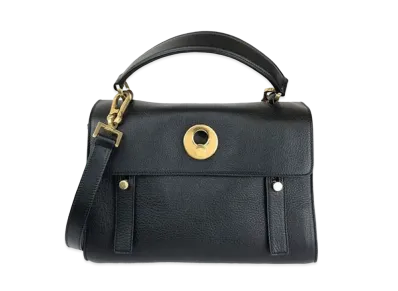 Saint Laurent Muse Two Leather 2WAY Bag "Black"