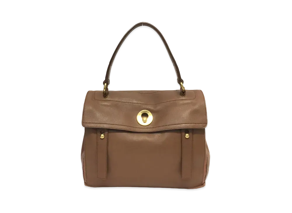 Saint Laurent Muse Two Leather 2WAY Bag "Brown"