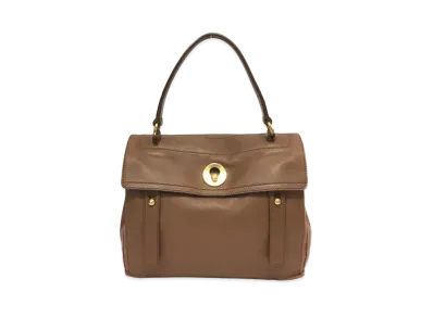 Saint Laurent Muse Two Leather 2WAY Bag "Brown"