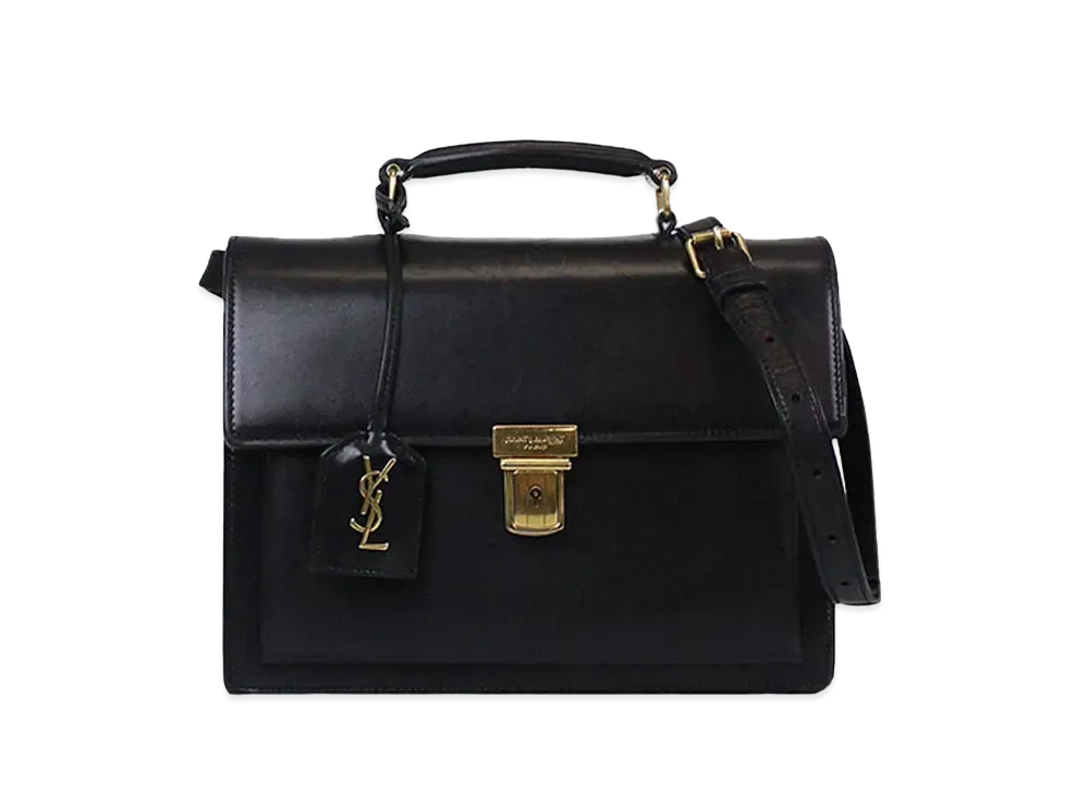 Saint Laurent Highschool Leather 2WAY Bag "Black"